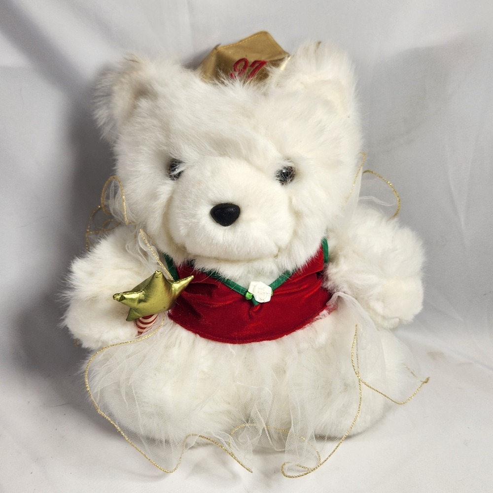 1997 vintage Dayton Hudson MISS Santa BEAR Nutcracker Sugar Plum Fairy‎ w/Wand